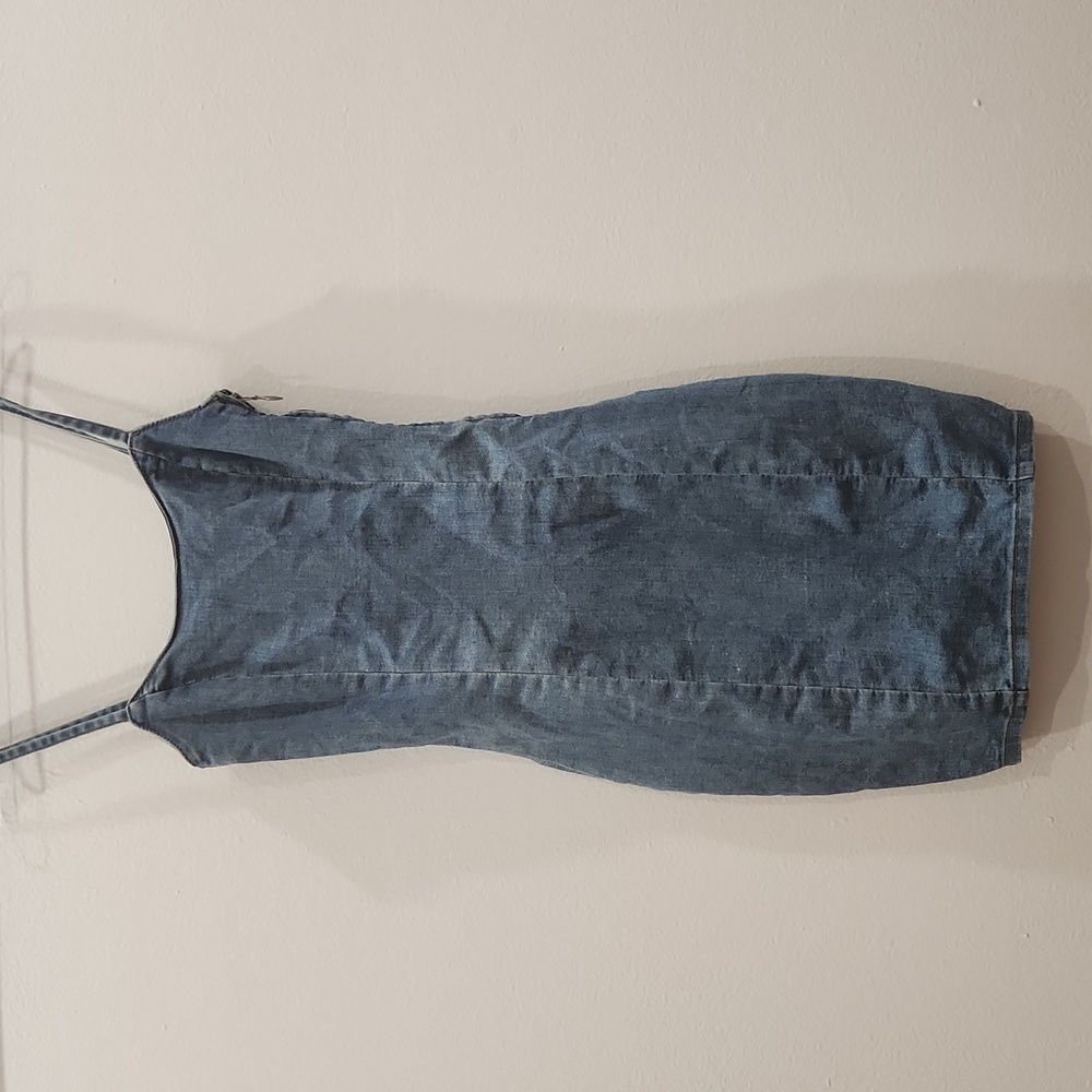 denim bodycon dress